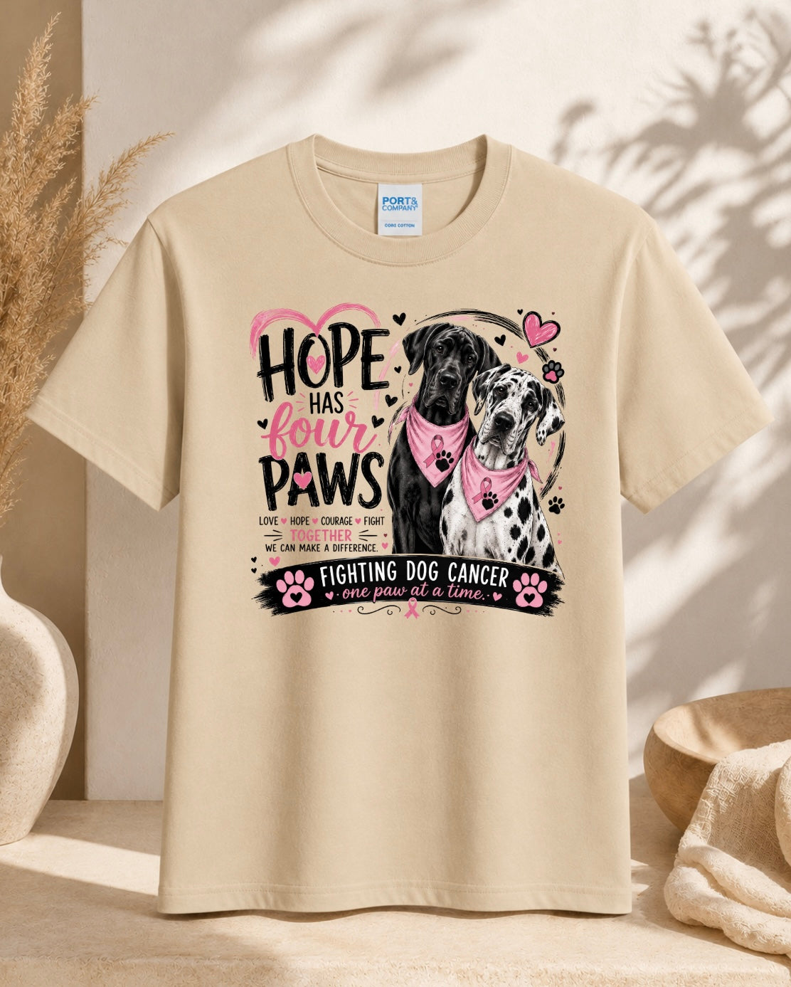 Hope Has Four Paws Tee