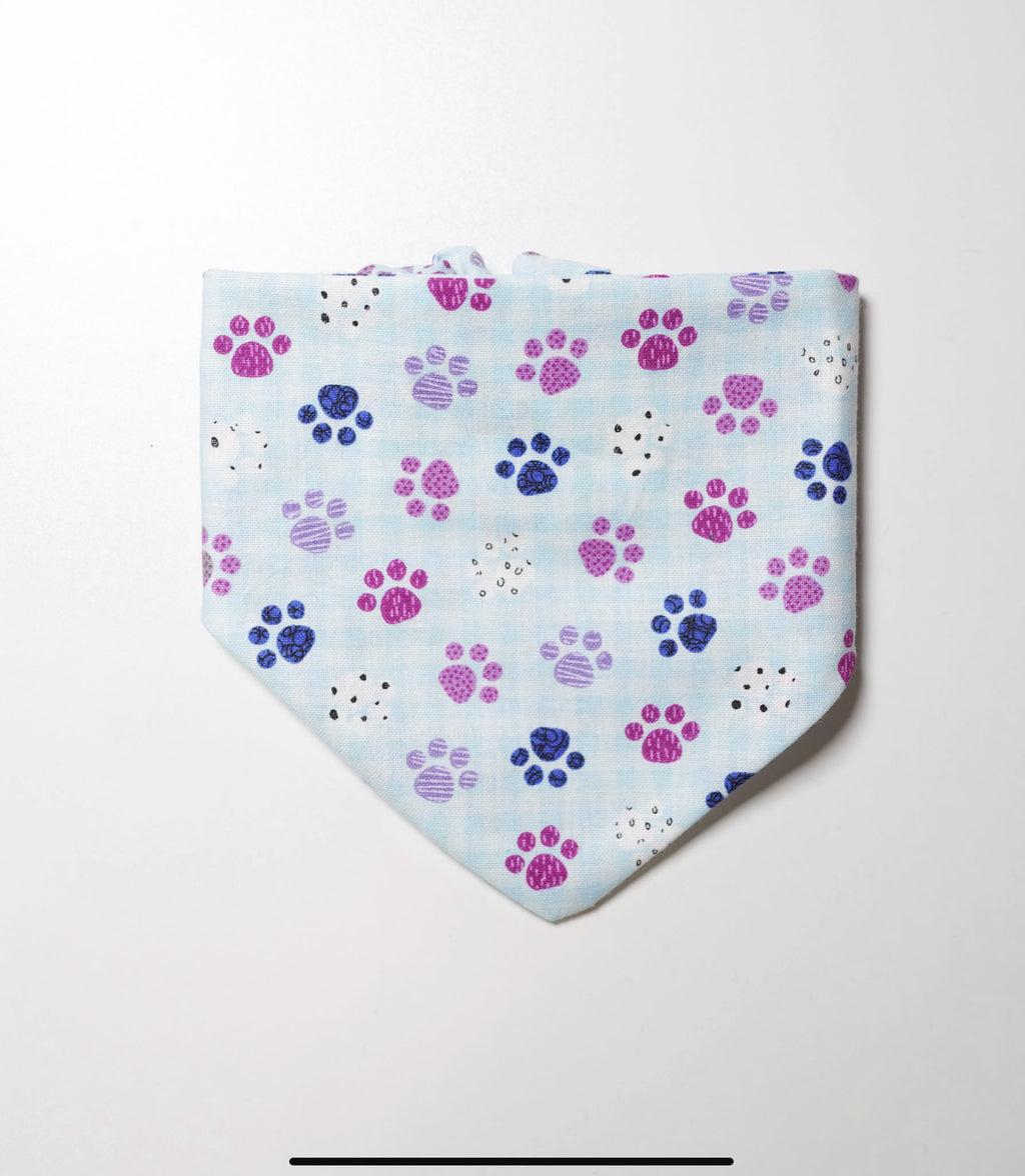 Light blue paw print