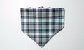 Blue Plaid Doggy Bandana