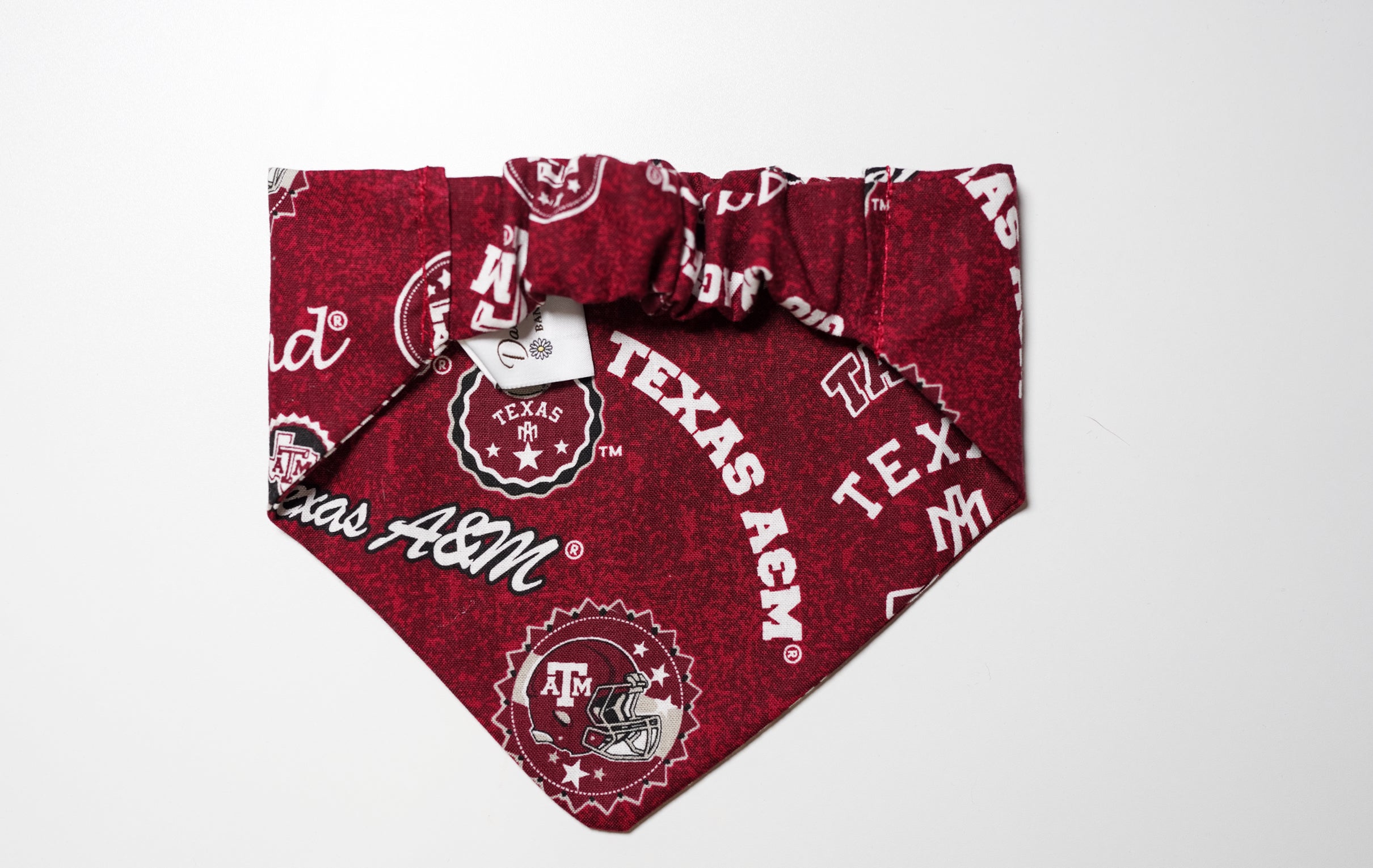 Maroon College Doggy Bandana