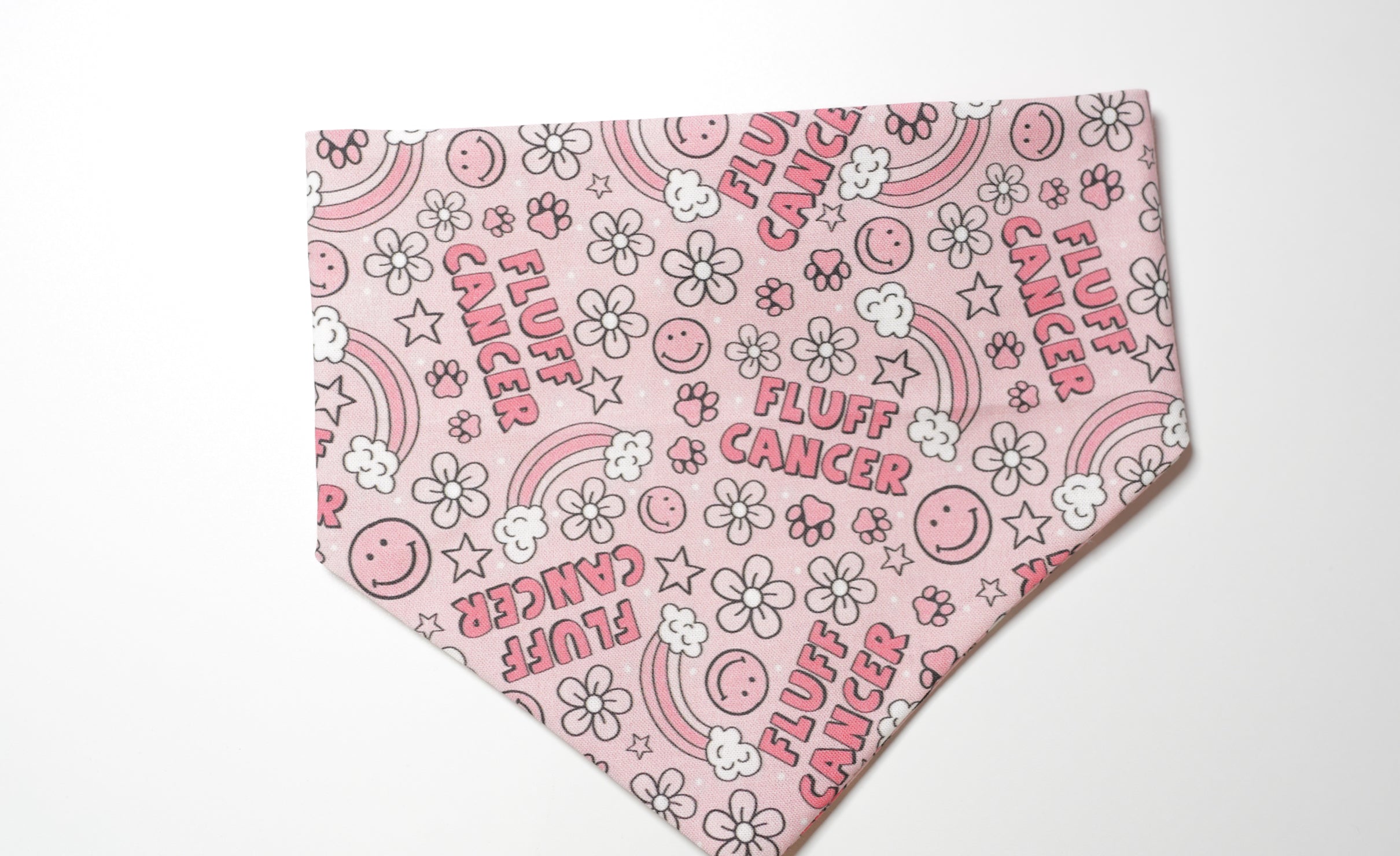 Pink Cancer Doggy Bandana