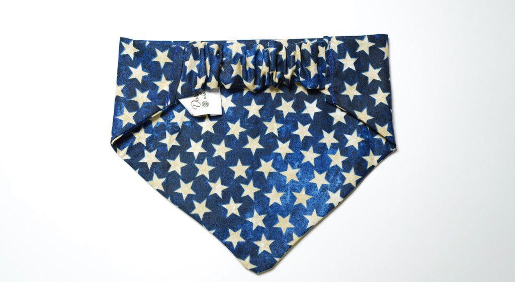 Blue Stars Doggy Bandana